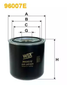 WIX FILTERS 96007e -  Осушитель воздуха, пневматическая система